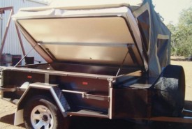 Lift-up bed bases on soft floor campers $690
